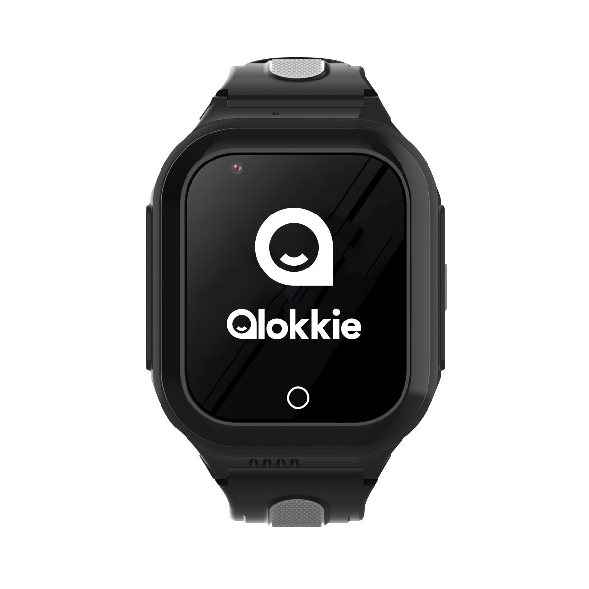 Qlokkie GPS-Uhr für Kinder – Kiddo GO+ – Inklusive Schutzhülle – Schwarz