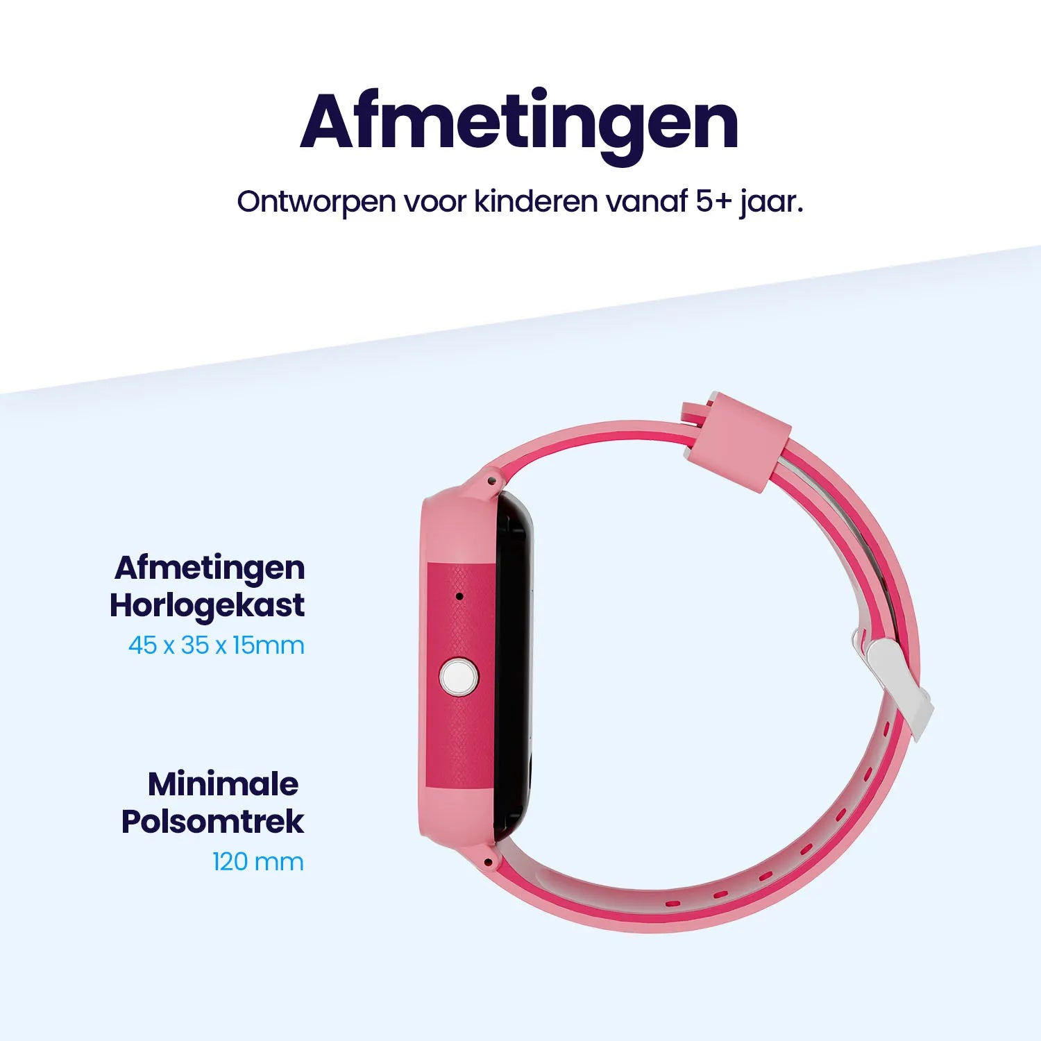 Qlokkie GPS-Uhr für Kinder – Kiddo Slim Pro – Rosa