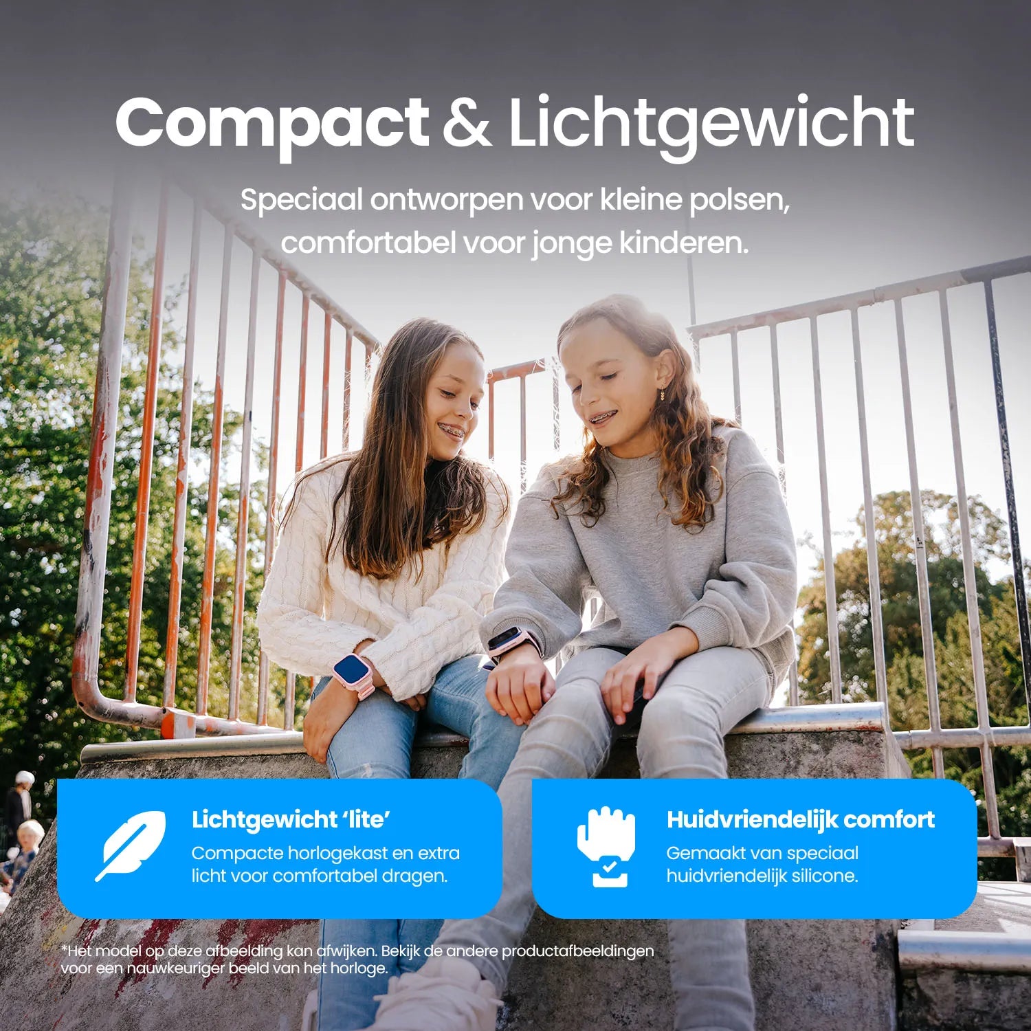 Qlokkie GPS-Uhr für Kinder – Kiddo Slim Pro – Rosa