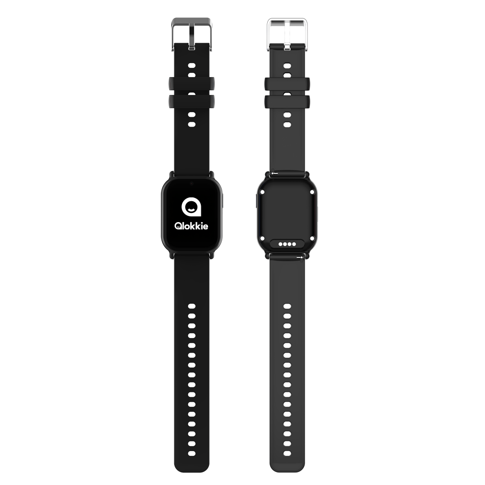 Qlokkie Kiddo Mini – Compact GPS Watch for Kids – Black