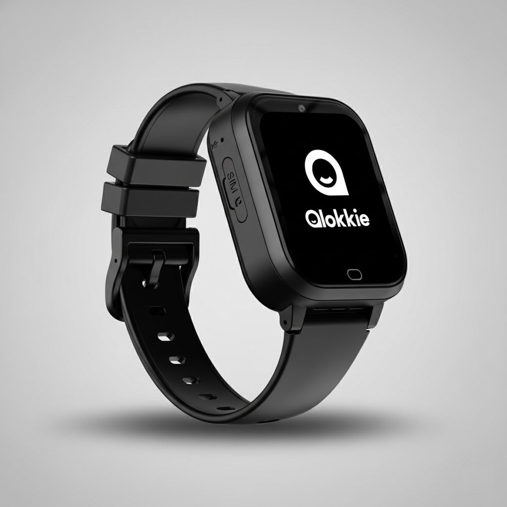 Qlokkie GPS Watch Child - Kiddo Next - WhatsApp - Black