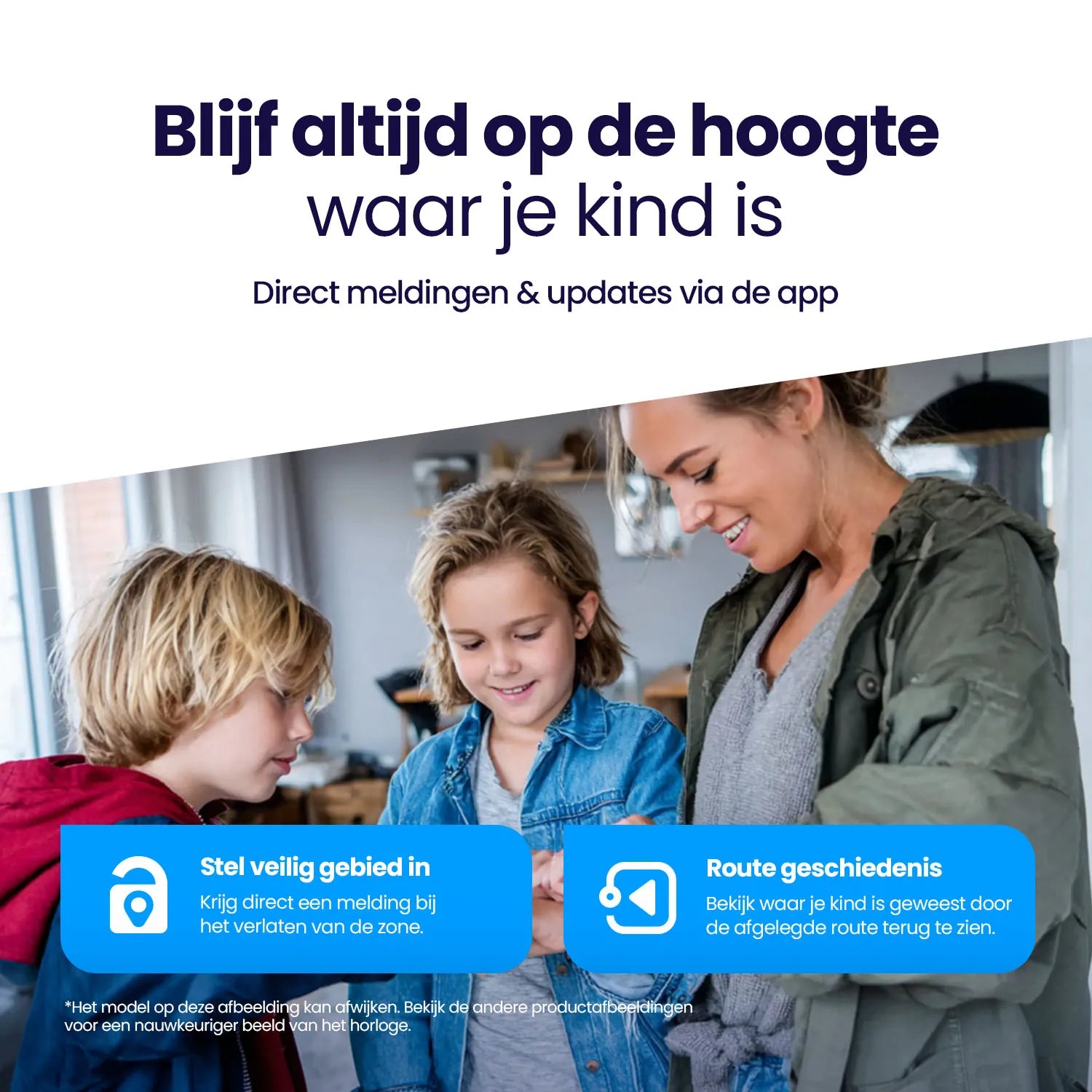 Qlokkie GPS-Uhr für Kinder – Kiddo Slim Pro – Rosa