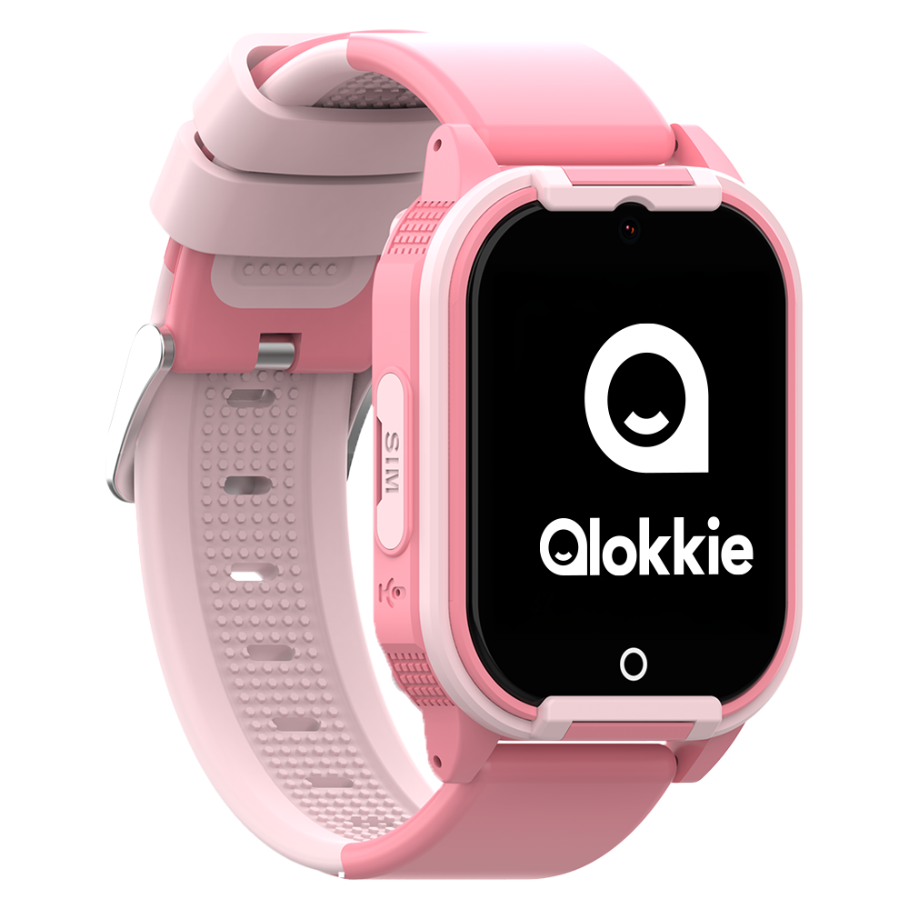 Qlokkie GPS Horloge Kind - Kiddo Lite - Roze