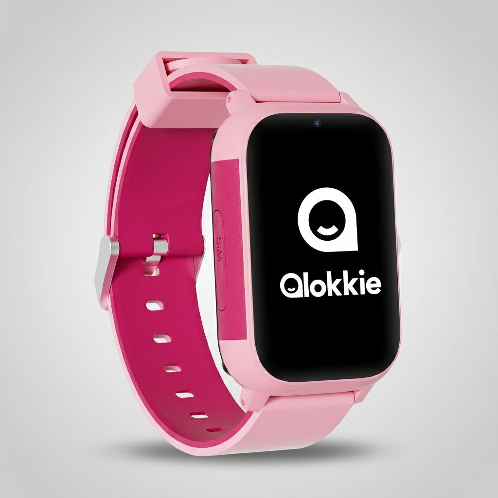 Qlokkie GPS-Uhr für Kinder – Kiddo Slim Pro – Rosa